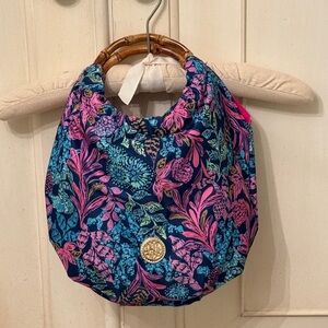 Lilly Pulitzer Vibrant Floral Hobo Bag
